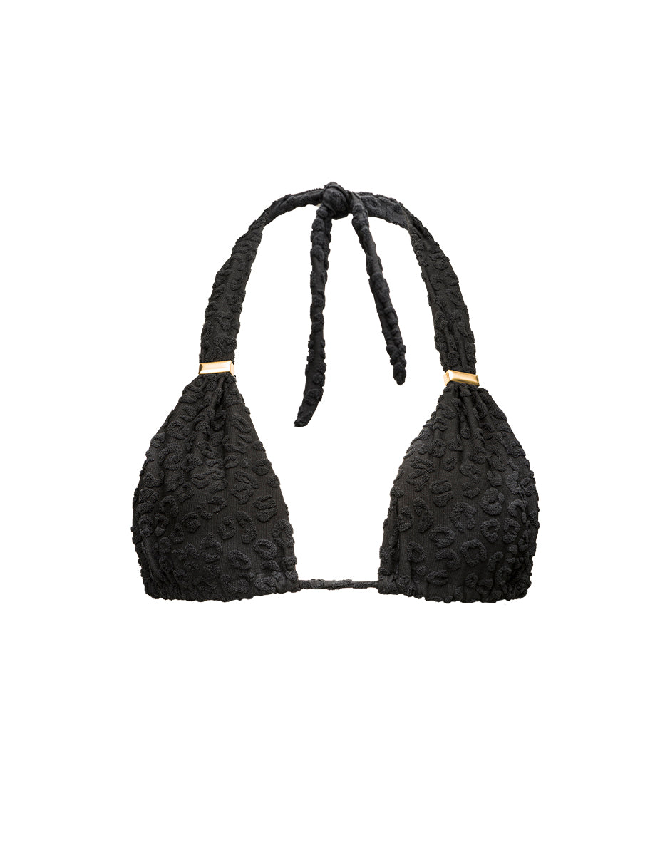 Top Leblon Leopard Black