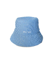 Bucket Hat Leopard Blue