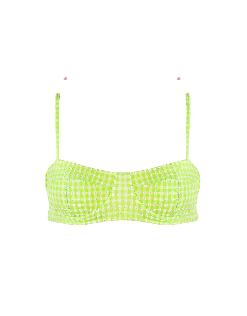 Top Joa Vichy Lime