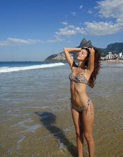 Top Joa Leopardo Lurex